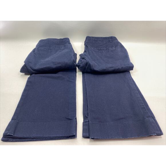 Two Izod Approved Schoolwear Stretch Skinny Bootcut Pants Adj Waist Girls 8 - Picture 2 of 9